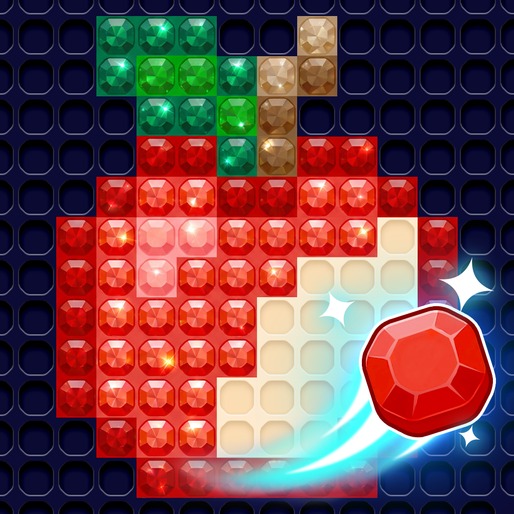Gem Coloring Match 游戏图标
